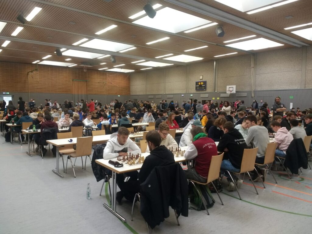 Blick in den Turniersaal